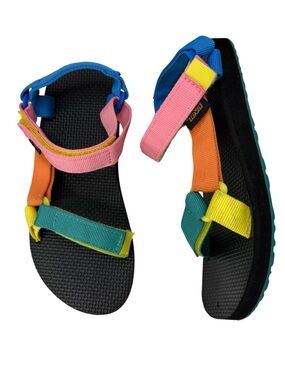 Teva Kids Original Universal Sandal in 90s Multi Sz 3 Unisex